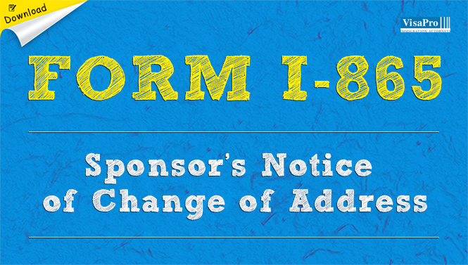 uscis form i 865 sponsors notice of change of address free download form i 865