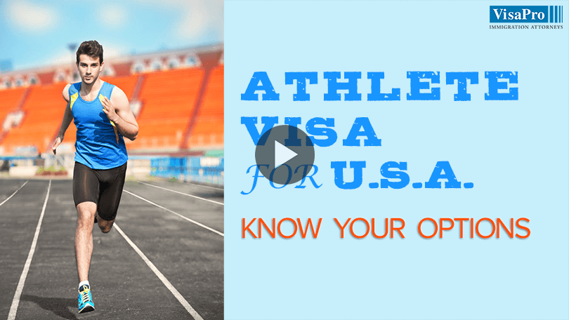 Professional Athlete Visa For USA.