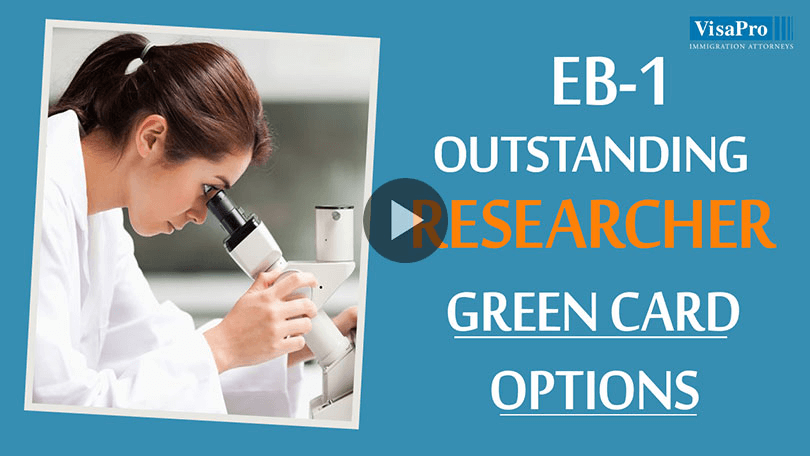 EB1 Outstanding Researcher Green Card Option.