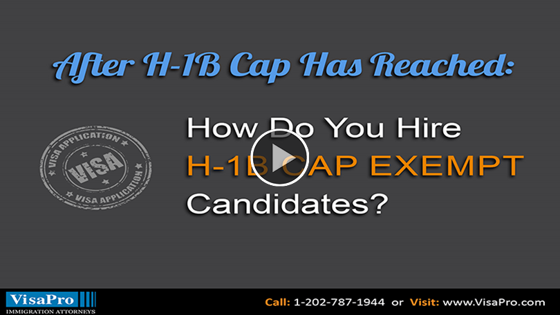 What Is H1B Cap Exempt Eligibility?