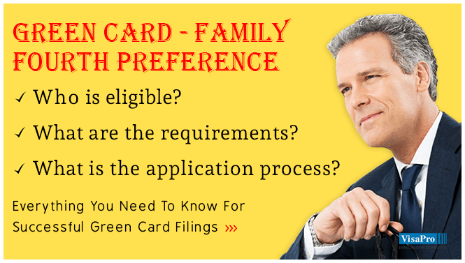 Applying Green Card US Citizen Filing For A Brother or Sister