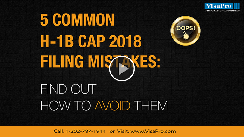 All About USCIS H1B Cap 2018 Filing Mistakes.