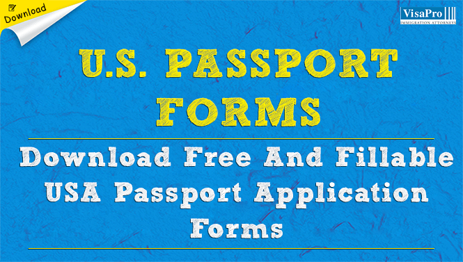 US Passport Forms - USA Passport Application