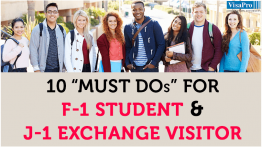 Must Dos For Every F1 Student And J1 Exchange Visitor To Enter U.S.