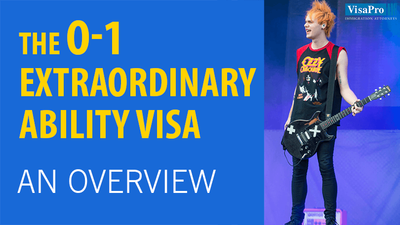 O1 Visa Requirements For Extrordinary Ability.
