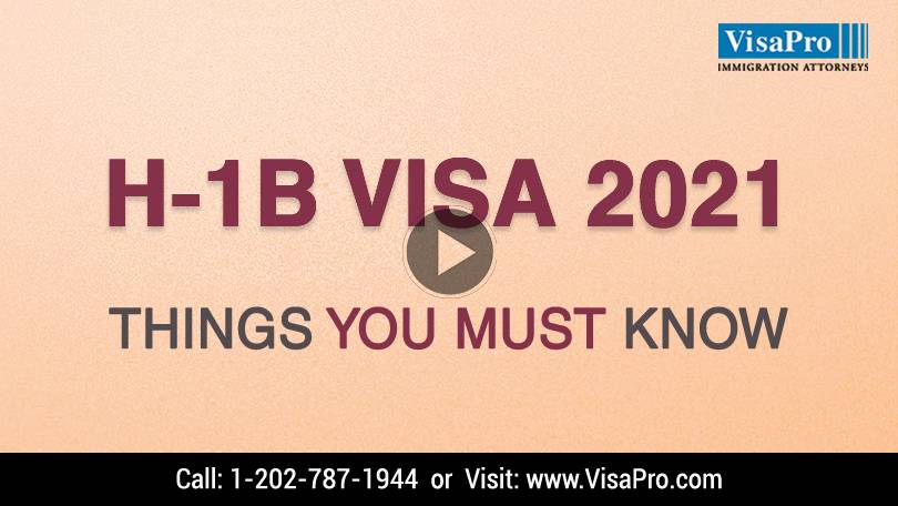 Learn All About USCIS H1B Cap 2021 Filing Strategy.