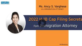 Webinar - H1B Visa USCIS Filing Tips From Immigration Attorney