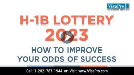 Improve Your Odds Of Success In H1B Visa 2023 Lottery.