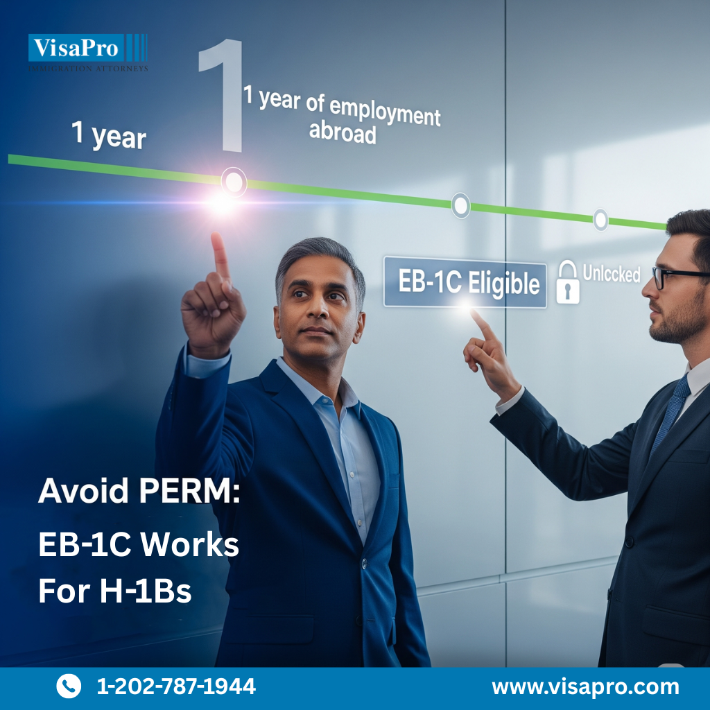 Avoid PERM: EB-1C Works For H-1Bs