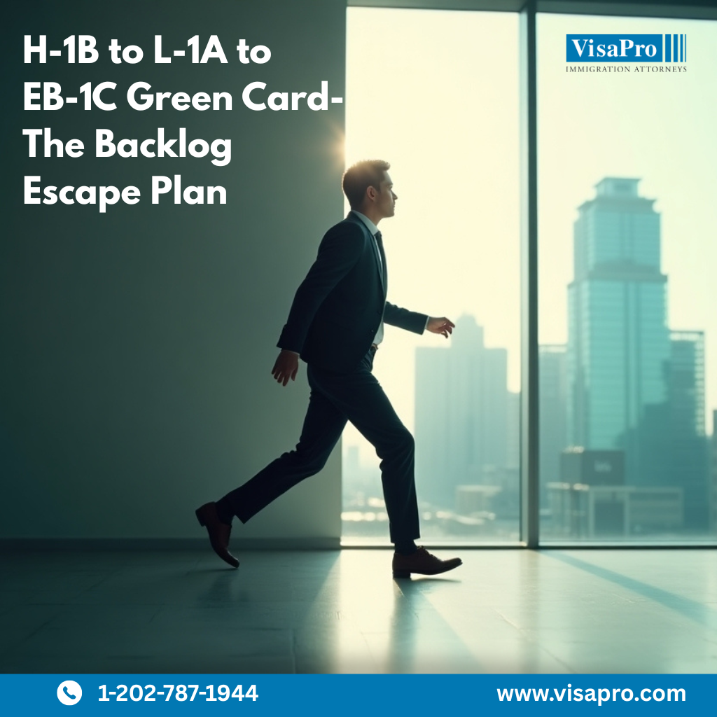 H-1B to L-1A to EB-1C Green Card - The Backlog Escape Plan