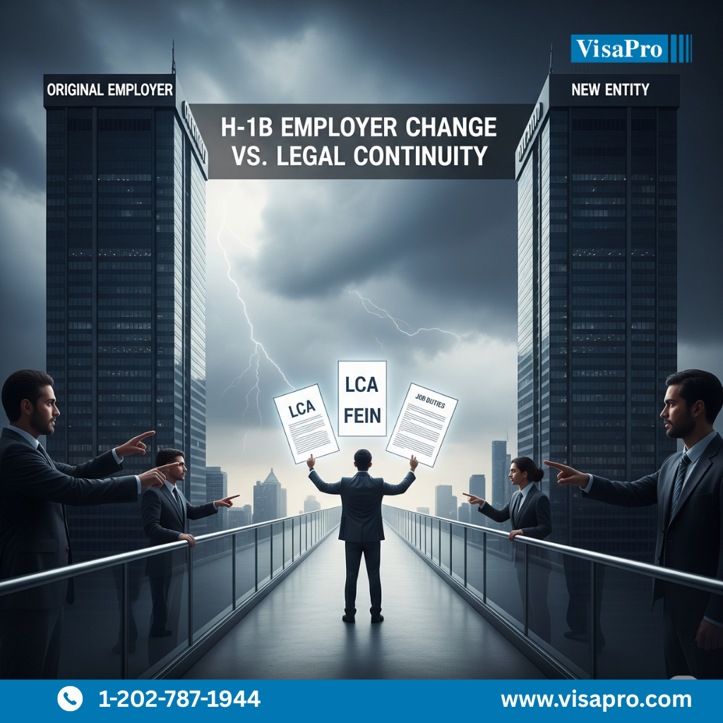 H-1B Employer Change vs. Legal Continuity