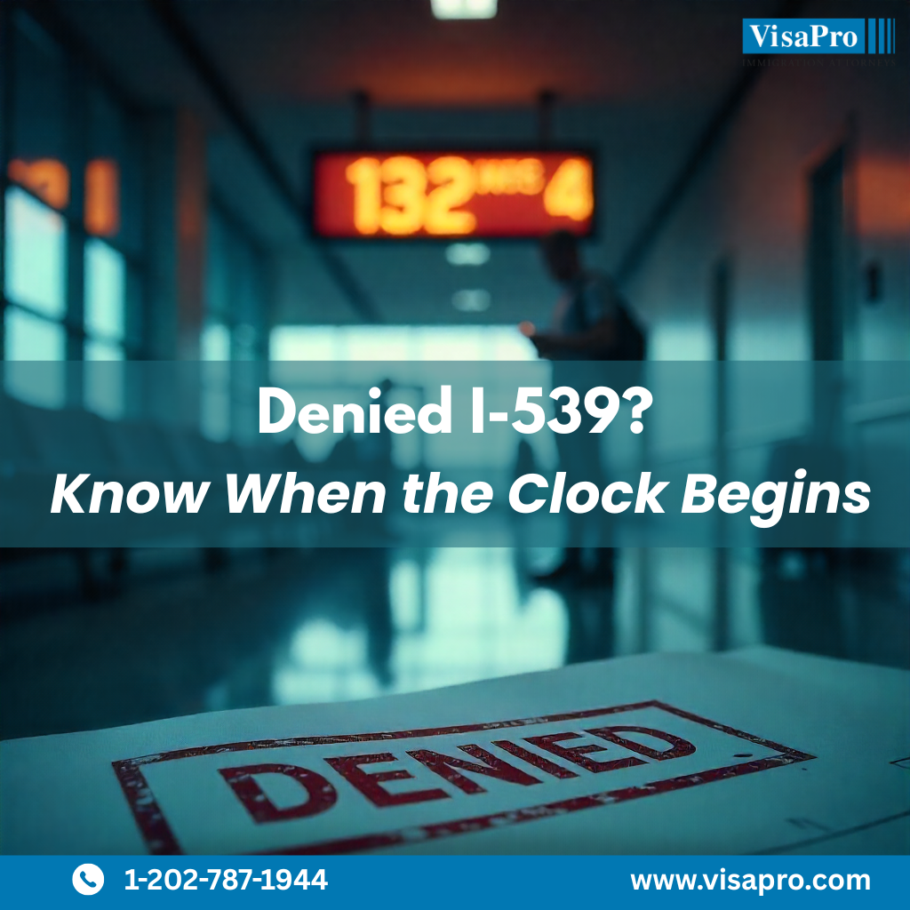 Change of status denied? Know when unlawful presence starts