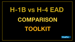 H-1B vs H-4 EAD Comparison Toolkit