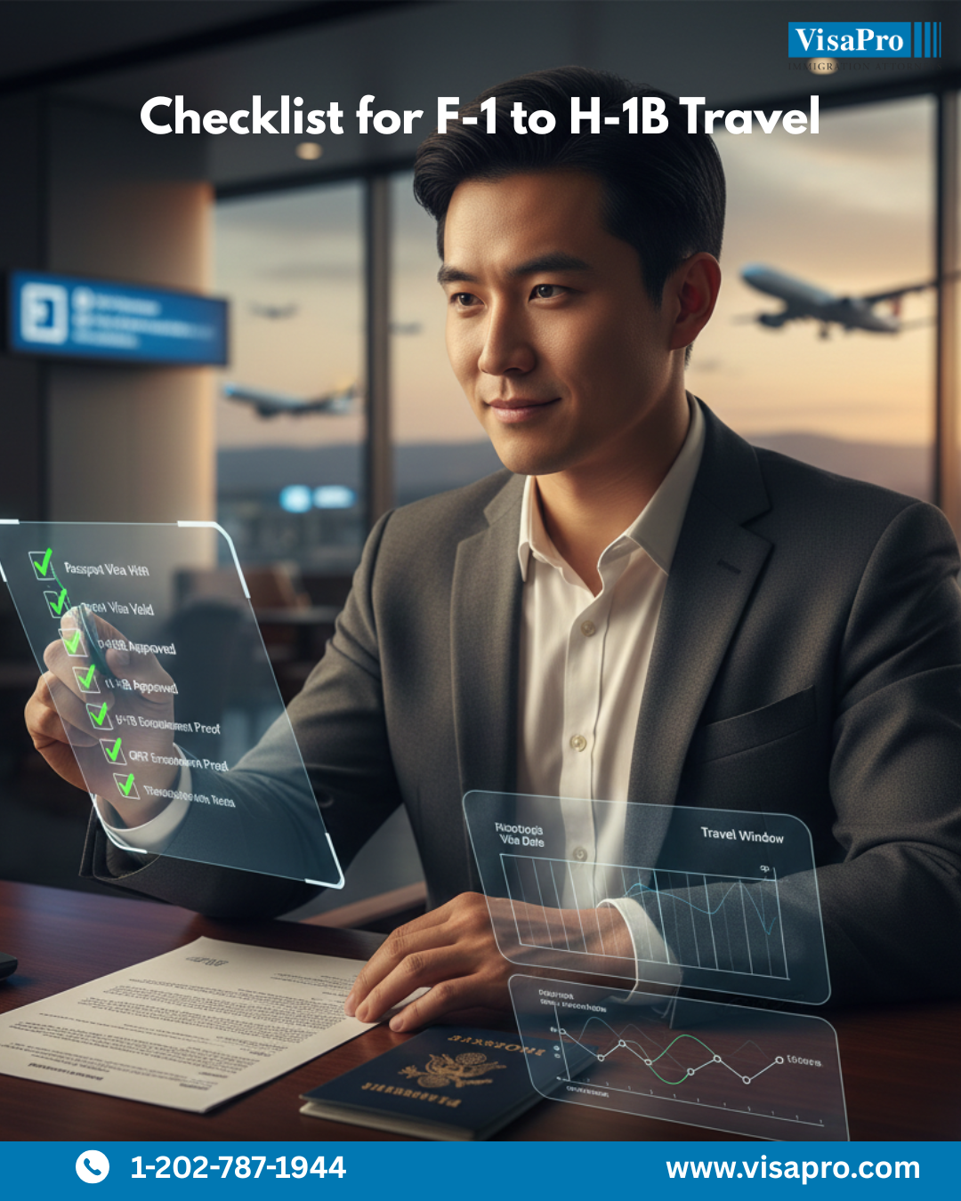 Checklist for F-1 to H-1B travel: Stay prepared