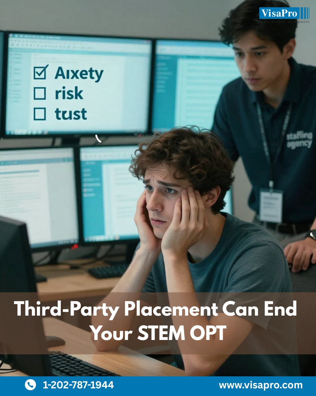 STEM OPT staffing agency roles trigger hidden H-1B risks