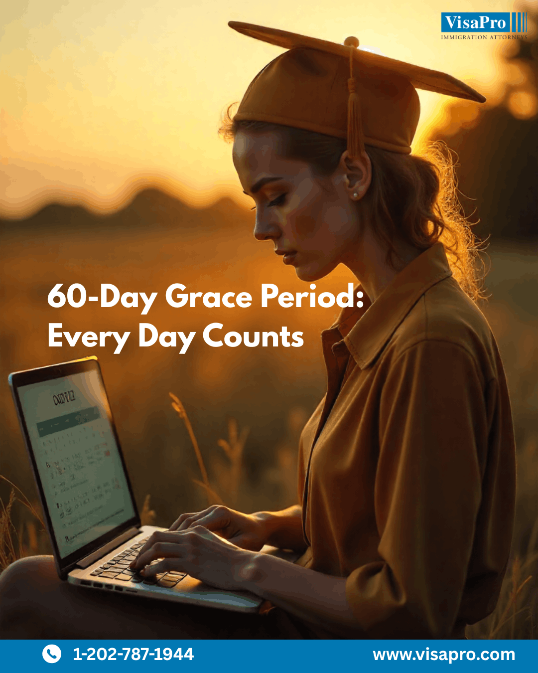 During the OPT grace period, every single day matters