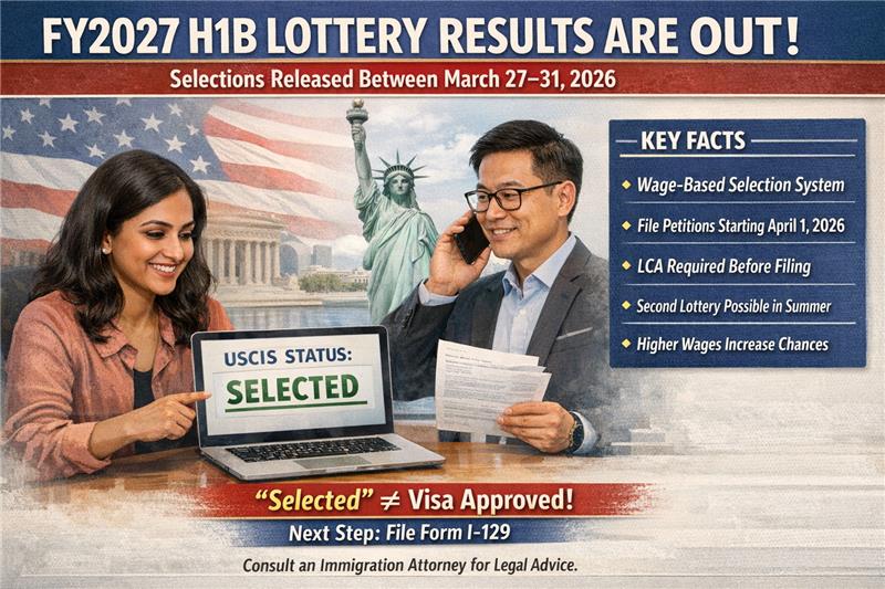 FY2027 H-1B Lottery Results Are Out!
