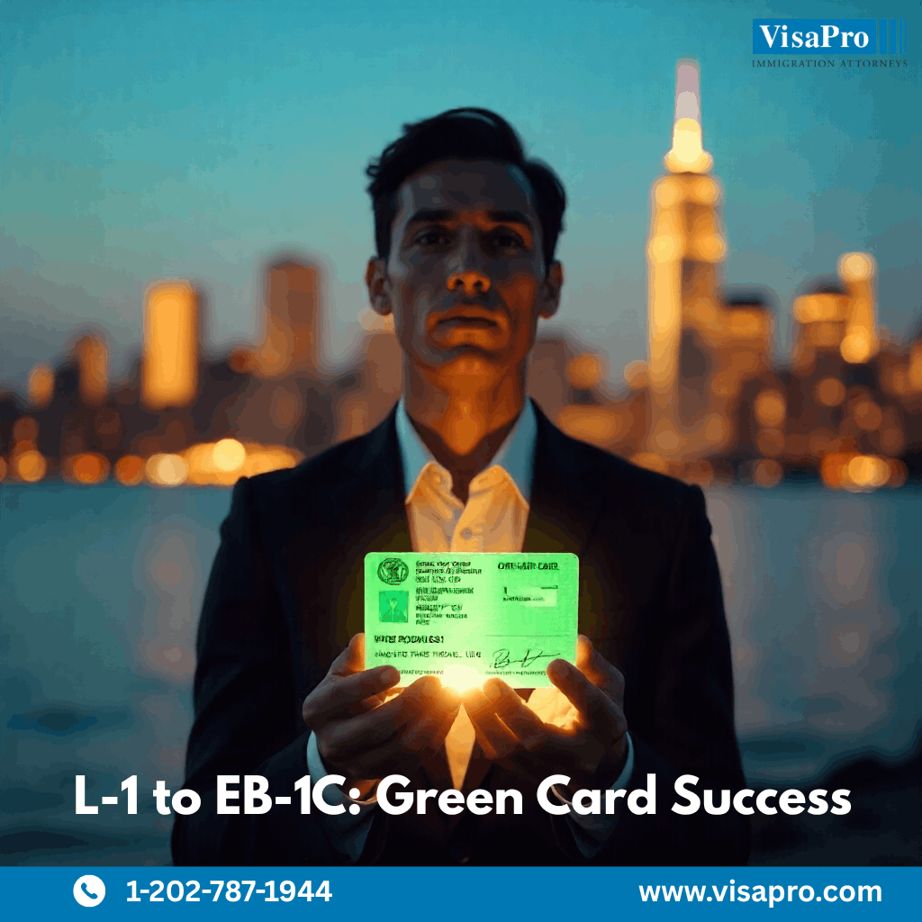 Winning U.S. residency through EB-1C visa route