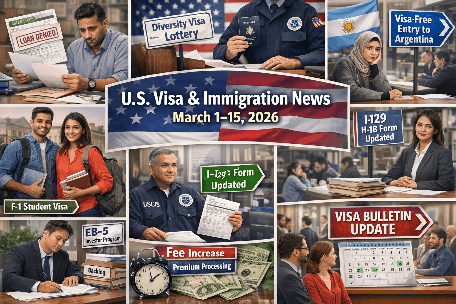U.S. Visa and Immigration News Roundup (March 1–15, 2026)