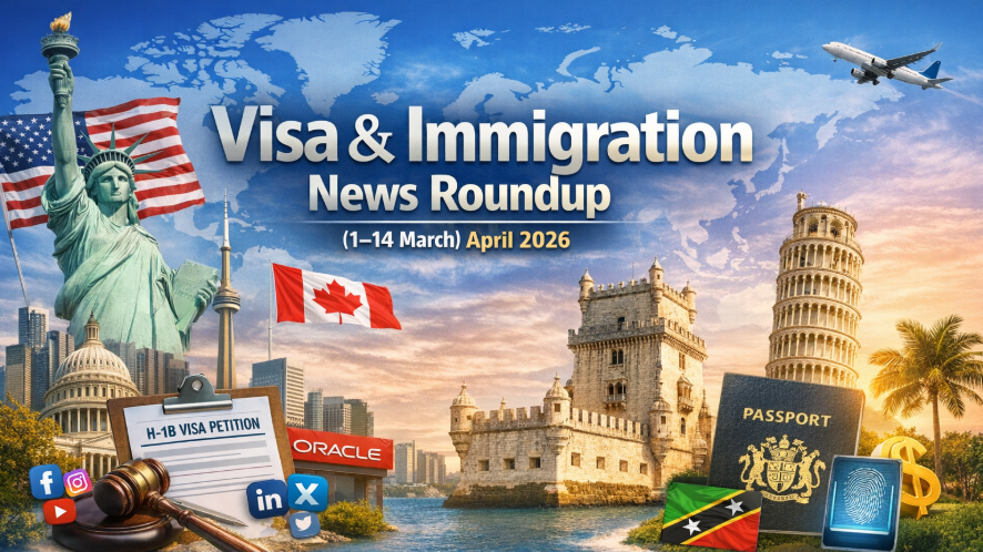 Visa and Immigration News Roundup (1-14 March) April 2026